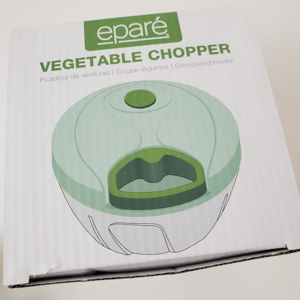 Epare New In Box Mini Vegetable Chopper 3 Chop Sizes Manual